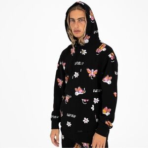 ripndip cat butterfly hoodie pullover sweatshirt Medium Unisex